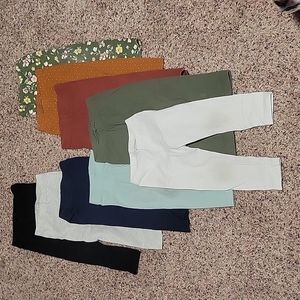 9 PACK 2T Girls Leggings